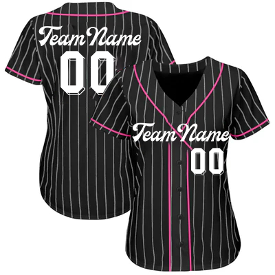 Women Custom Black-Purple Authentic Baseball Jersey