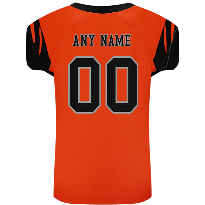 Men Custom Red Black Mesh Authentic Football Jersey