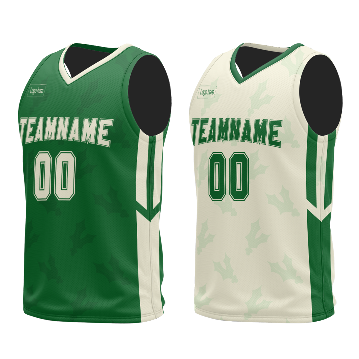 Men Custom Cream Vintage Green Authentic Basketball Jersey